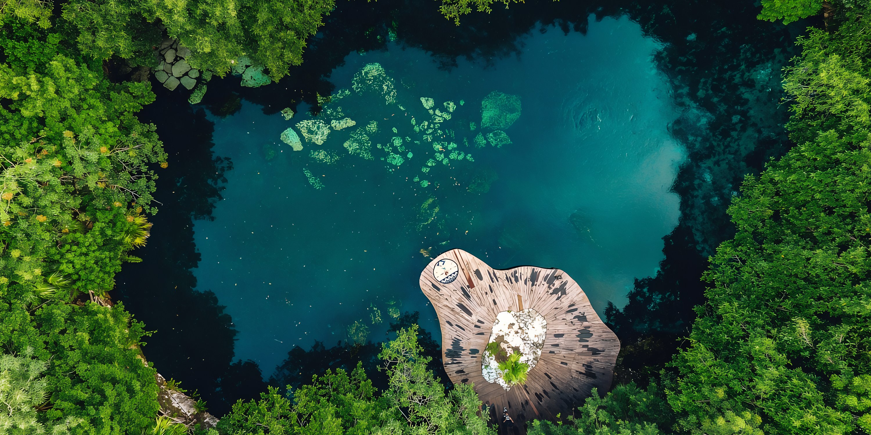 Sandos Caracol Aerial Lake